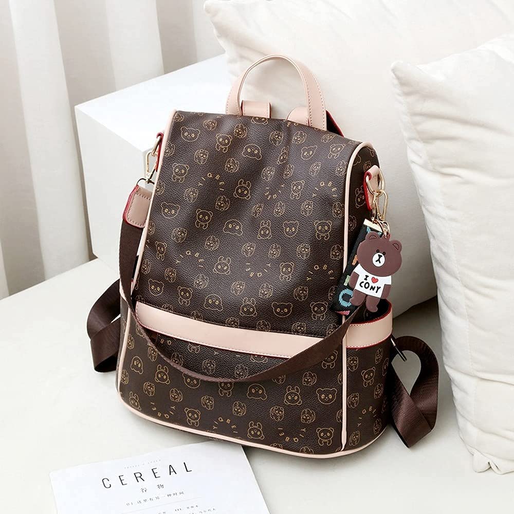 Anti-Theft Women's Backpack Purse - Stylish Cute School & Travel Shoulder Bag, Bookbag Satchel for College, Commuting & Daily Use