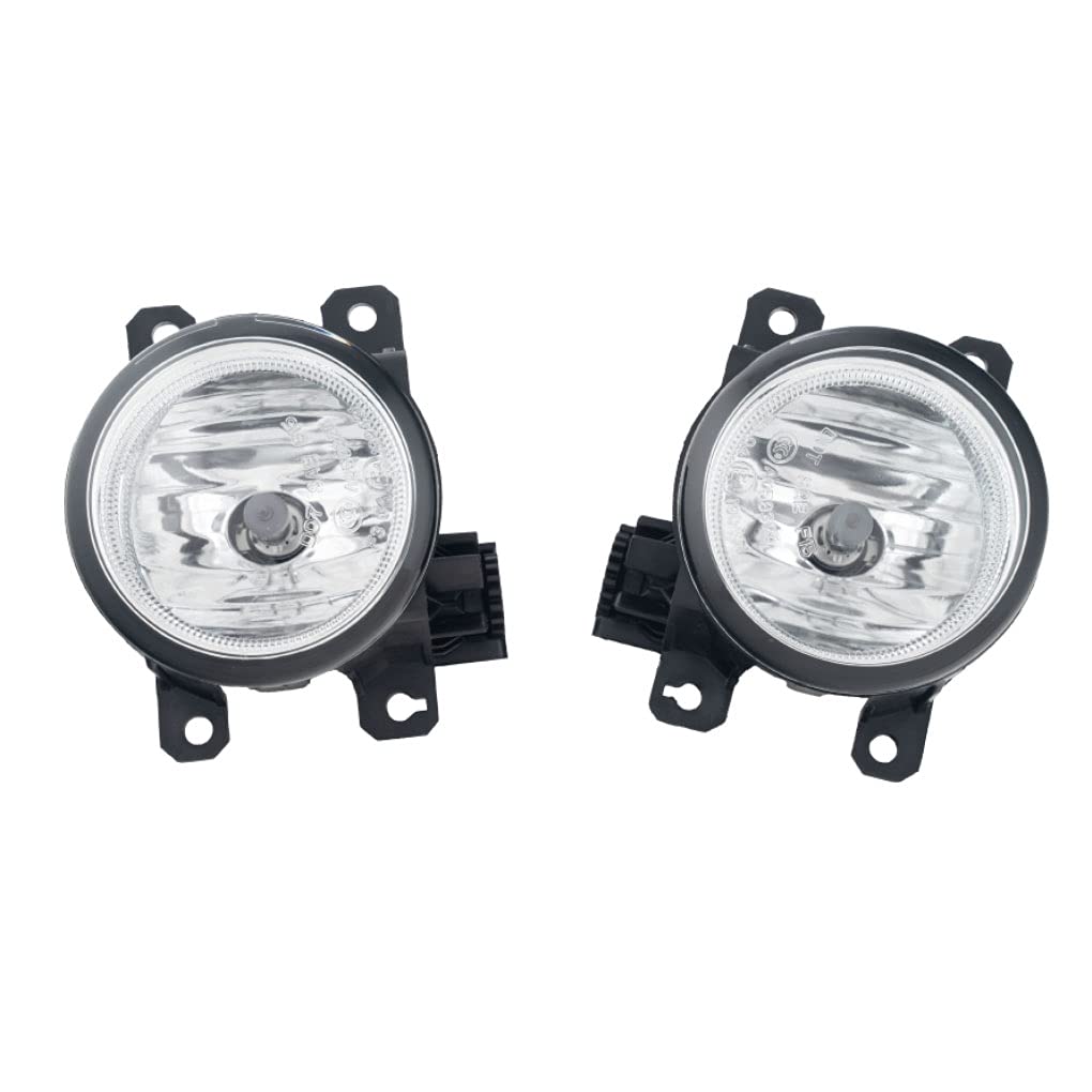 2019-2021 Honda Civic Halogen Fog Lights - DOT/SAE Compliant Replacement Pair (Left & Right) - Improve Visibility in Rain & Fog for Safer Night Driving