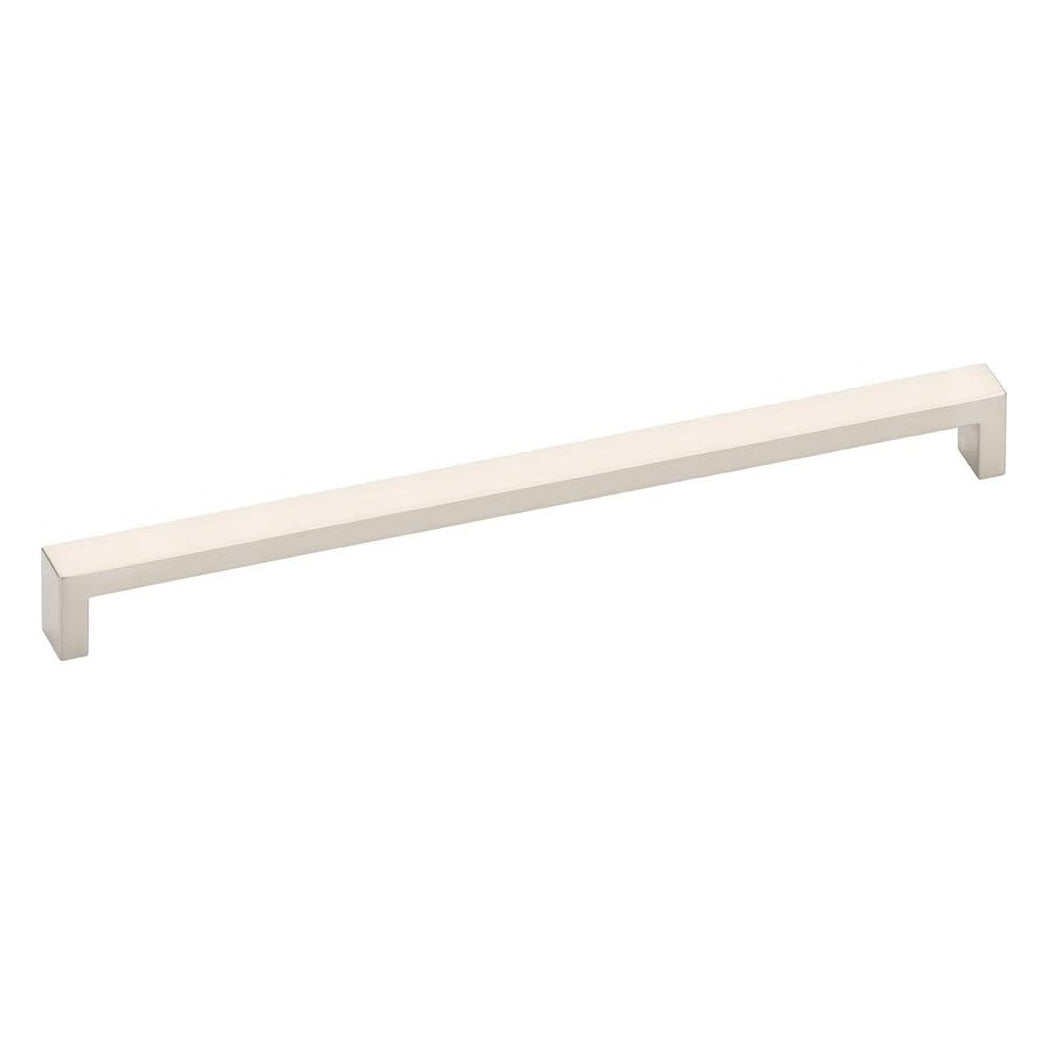 Modern Rectangular Keaton Cabinet Knobs and Drawer Pulls in Satin Nickel - Sleek Hardware for Kitchen, Bathroom & Furniture Upgrade