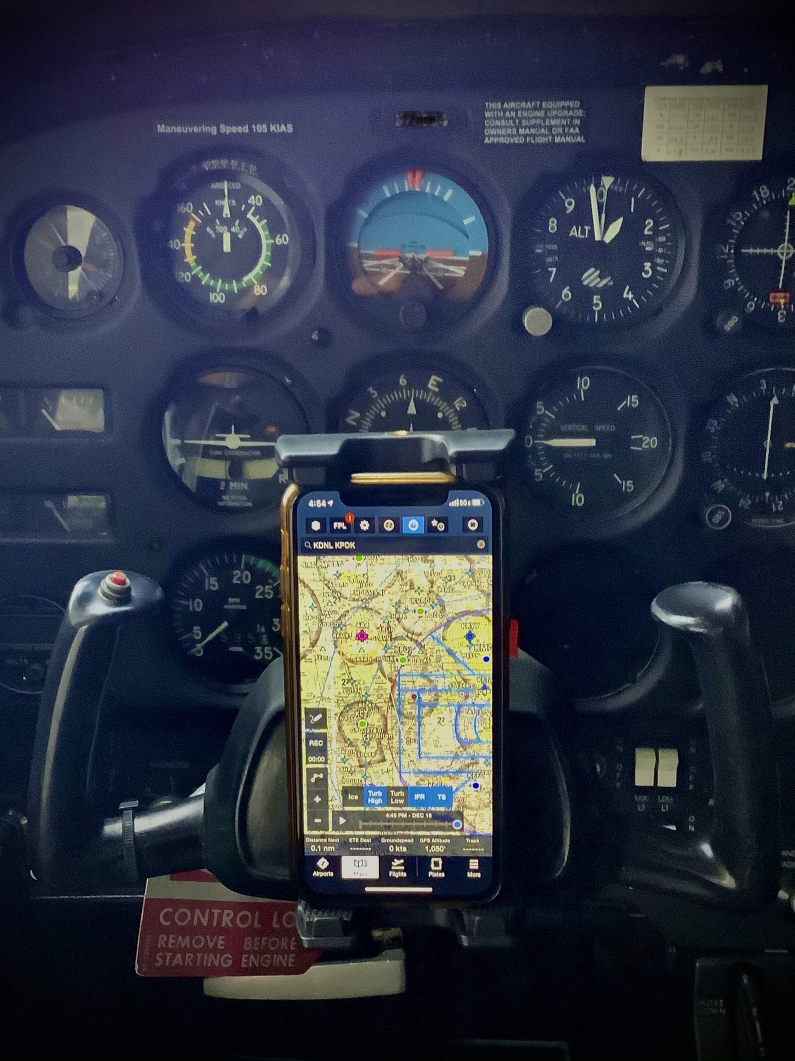 FlightPro Aviator+ Universal Yoke Mount for Smartphones & Tablets - Compatible with All iPad Models (Mini, Air, Pro) | Perfect for Flight Simulation, Cockpit Navigation & Hands-Free Viewing
