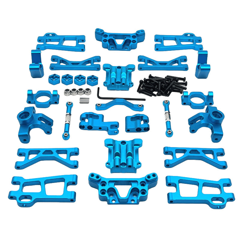 UDIRC 1/16 GR M16 RC Car Metal Upgrade Kit - Heavy Duty Arms & Front/Rear Suspension Cups for Off-Road Racing & Crawling - Compatible with Traxxas, Redcat, HSP Models - Perfect for RC Car Enthusiasts & Competitive Racing