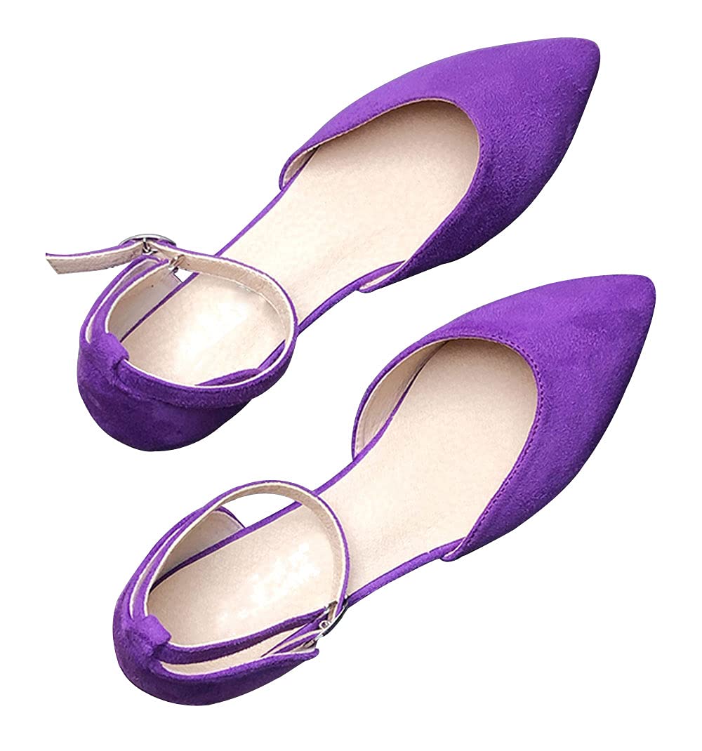 WENJIAZHIZHI Women's Ballet Flats - Elegant Bowknot Pointed Toe Comfortable Dress Shoes for Casual Wear | Perfect for Office, Dating & Daily Outfits