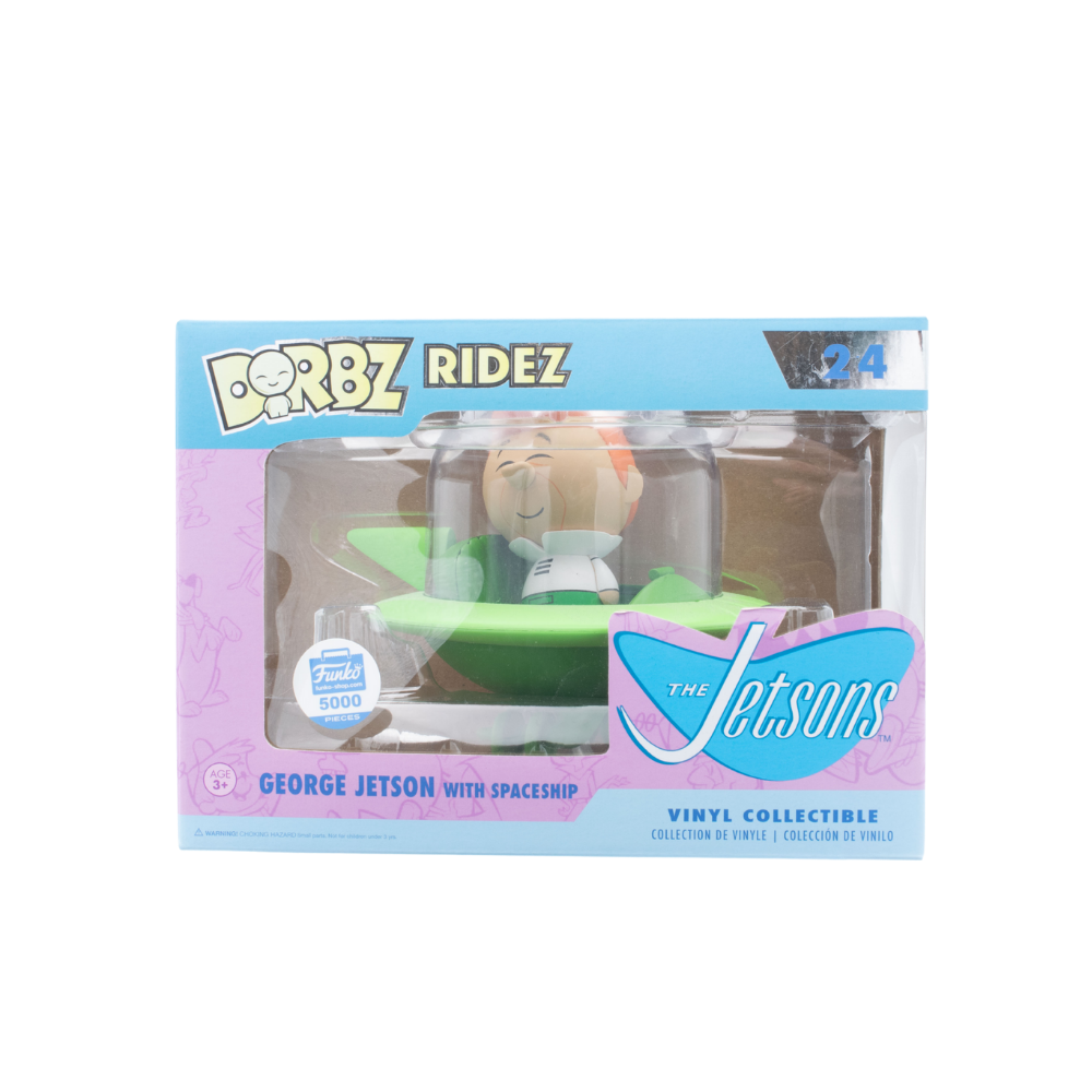 Funko Dorbz Ridez George Jetson with Spaceship - The Jetsons Collectible Figure - Funko Shop Exclusive Limited Edition of 5000 - Perfect for Pop Culture Fans and Home Display