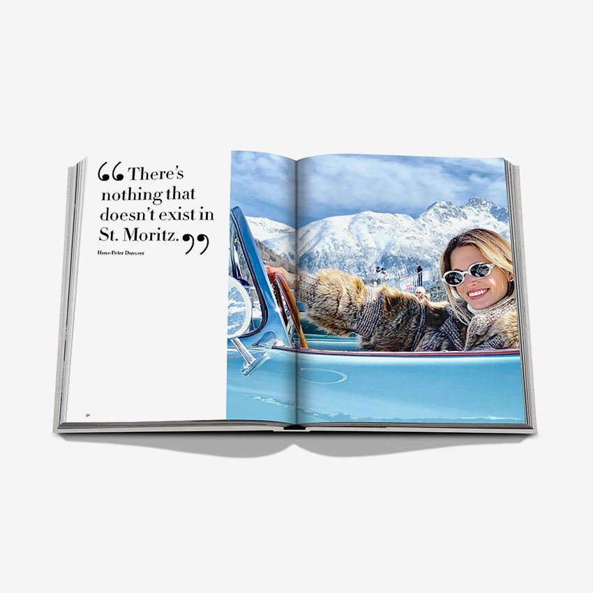 Assouline St. Moritz Chic - Luxury Travel & Lifestyle Coffee Table Book - Perfect for Home Decor, Gift Ideas & Travel Inspiration