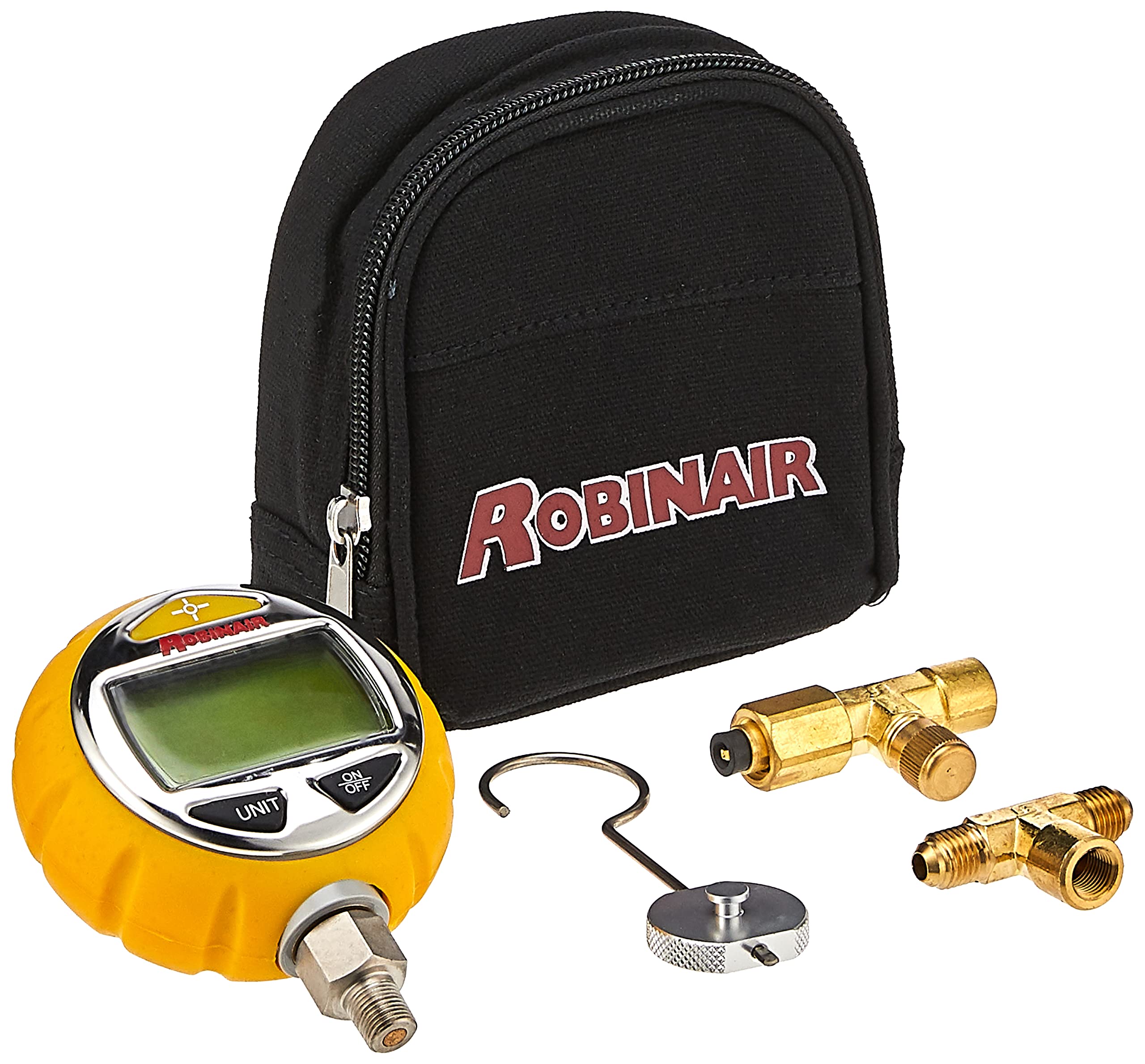 Robinair RAVG-1 Digital Micron Vacuum Gauge - Professional HVAC Refrigeration Tool for AC Repair & Automotive Diagnostics | Perfect for Technicians & DIY Enthusiasts