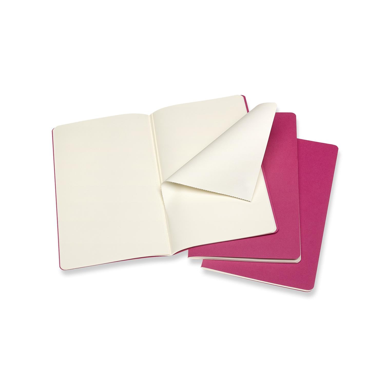 Premium Cahier Large Notebook Set - 3-Pack Lined Journal for Writing, Sketching & Note Taking - Ideal for School, Office & Creative Projects