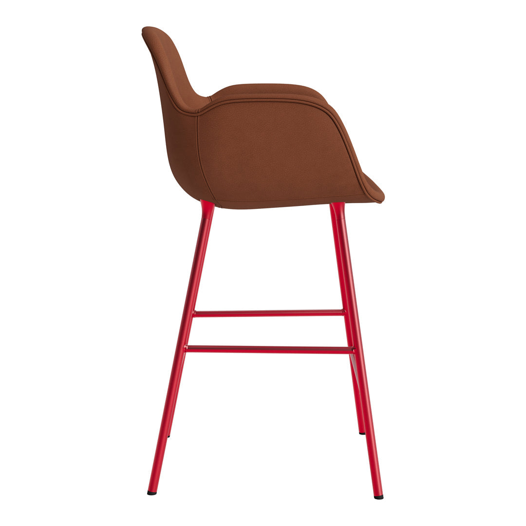 Stylish Fully Upholstered Form Counter Armchair - Perfect for Kitchen Islands, Breakfast Bars & Home Dining Areas