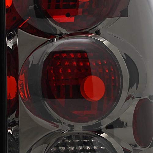 Smoke Lens Tail Lights for Chevy Trailblazer 2002-2009 - Tinted Rear Brake Lamps Pair - Upgrade Your SUV's Style & Nighttime Visibility