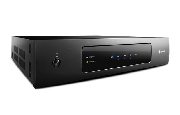 Denon HEOS Drive HS2 4-Zone Wireless Multiroom Network Streaming Amplifier - Perfect for Home Audio & Multiroom Music System