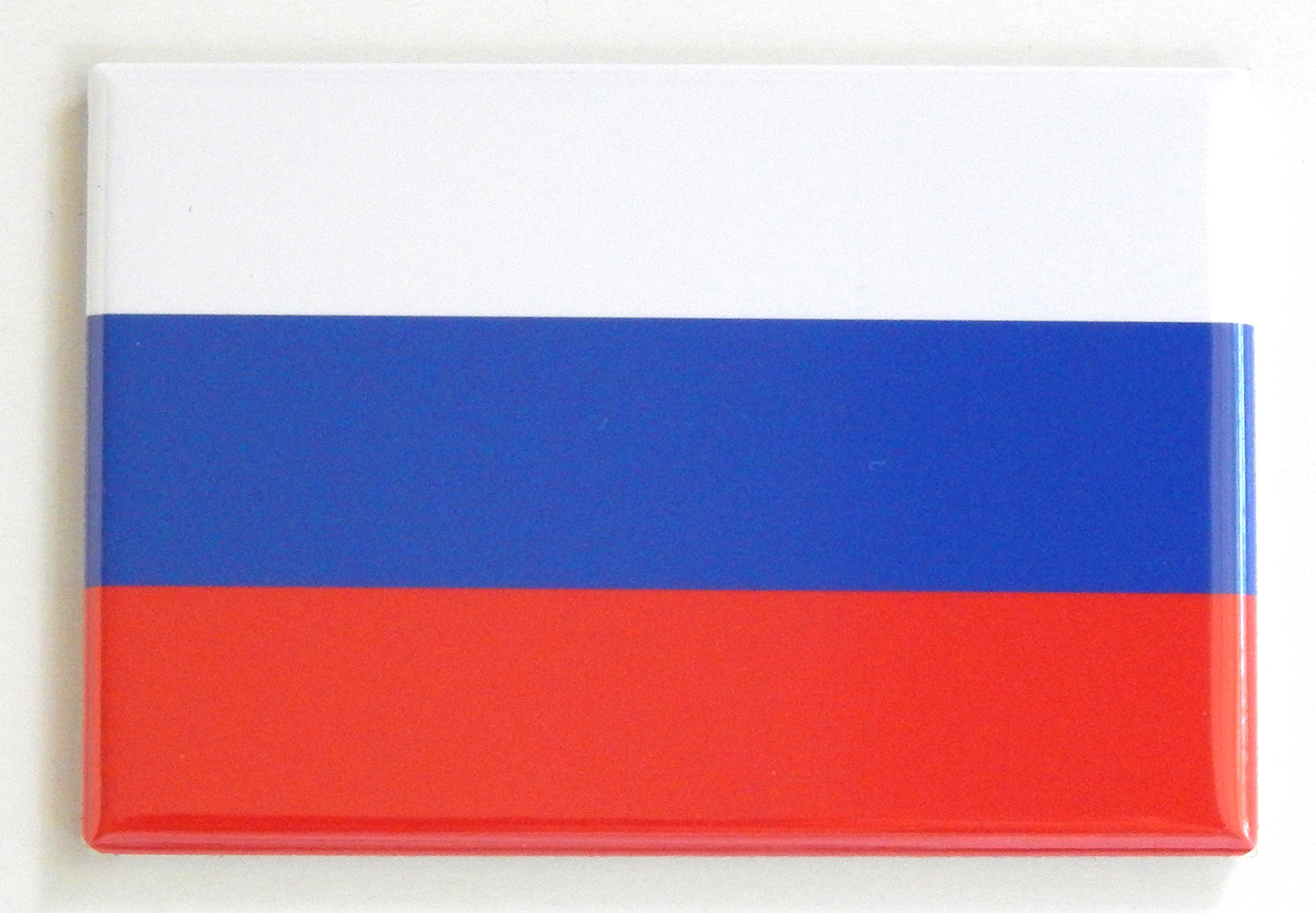 Russia Flag Fridge Magnet - 2 x 3 Inch Patriotic Refrigerator Decor for Kitchen, Office & Travel - Perfect for World Cup, Olympics & International Events