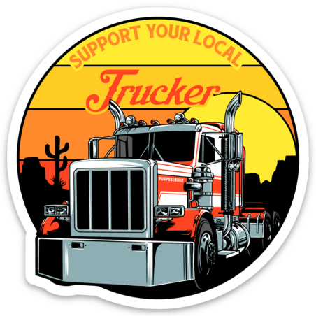 Support Your Local Sticker 3in - Premium Vinyl Decal for Cars, Laptops & Water Bottles - Perfect for Truckers, Travelers & Outdoor Enthusiasts