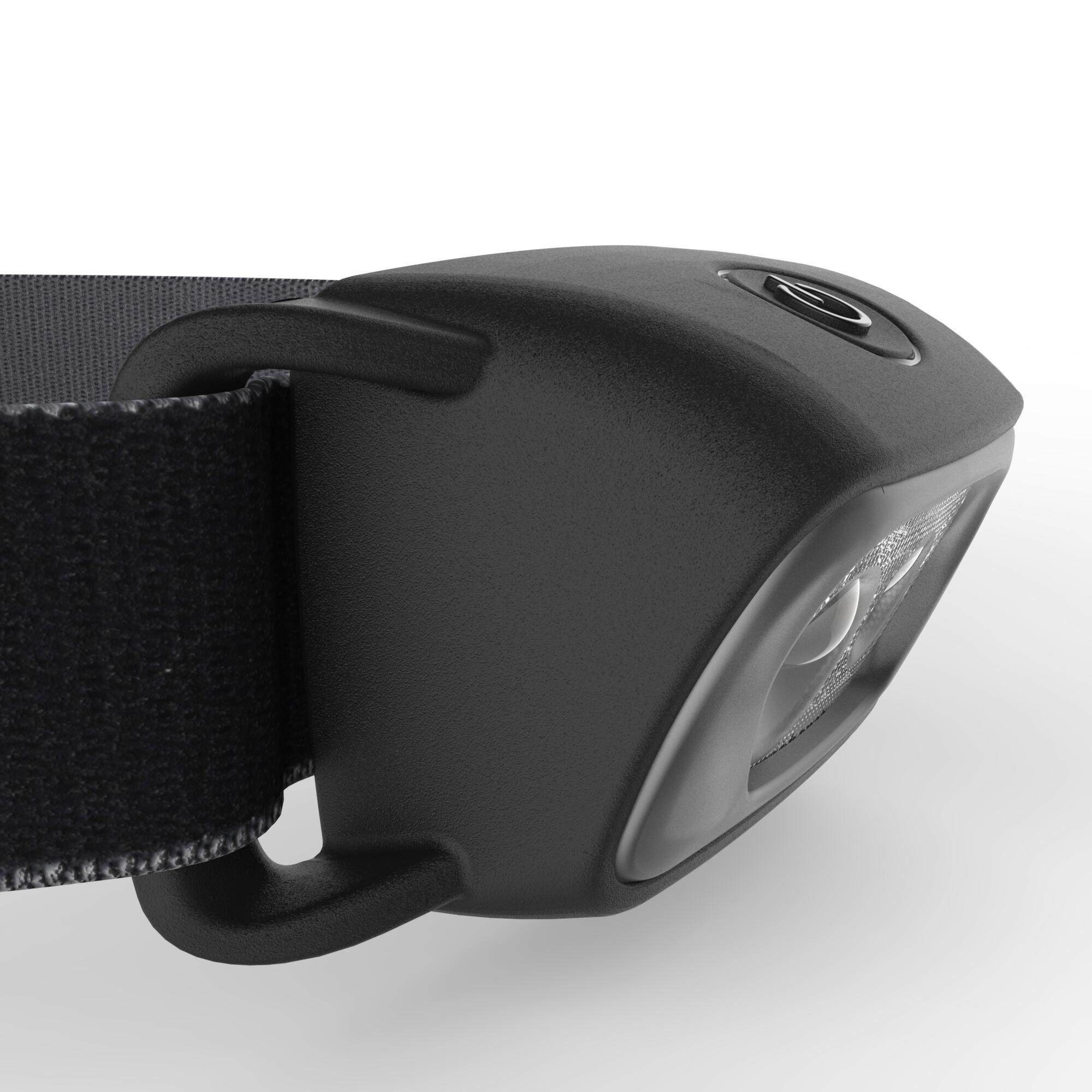 Forclaz ONNIGHT 100 Battery Powered 80 Lumens Hiking Headlamp - Hands-Free Light for Camping, Running & Outdoor Adventures