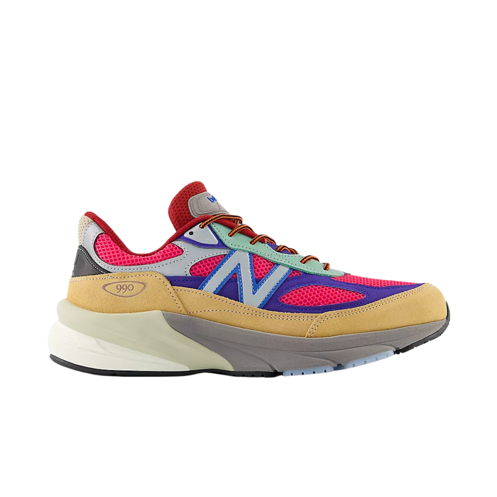 New Balance x Action Bronson 990v6 Sneakers - Hi Pink & Royal Blue Colorway | Limited Edition Running Shoes for Men & Women | Perfect for Jogging, Gym Workouts & Streetwear Fashion