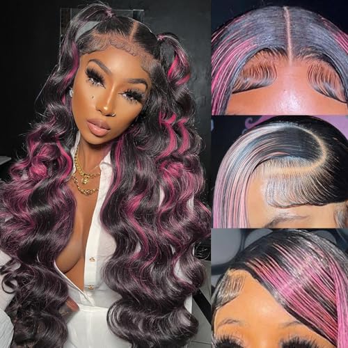 Highlight Pink Lace Front Wig