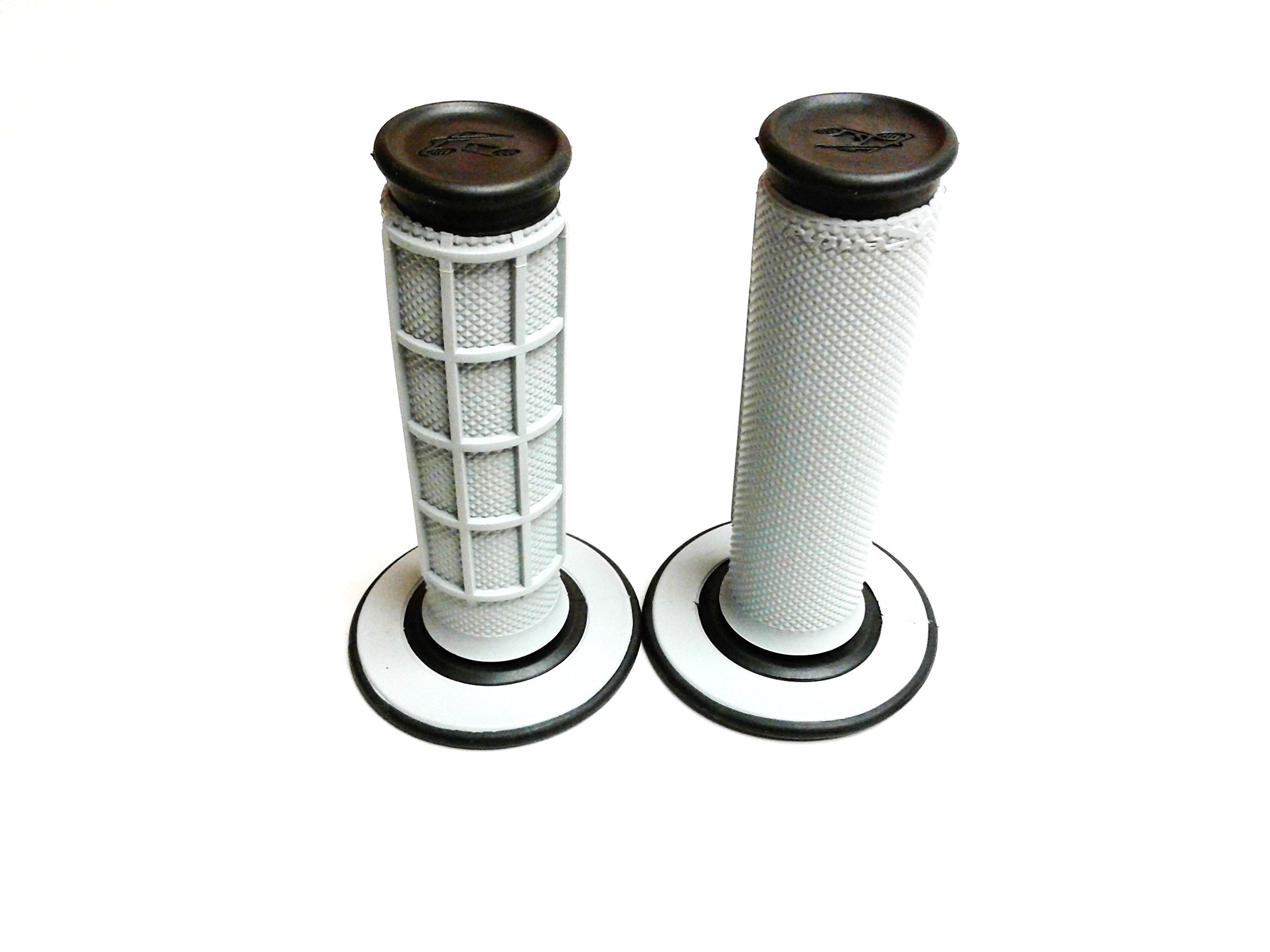 Renthal Dual Compound Half-Waffle MX Grips - Dirt Bike & Motocross Handlebar Grips for Enhanced Control & Comfort - Perfect for Off-Road Racing & Trail Riding