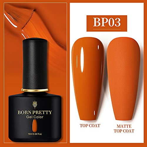 BORN PRETTY 10ml Black Spar Series Gel Nail Polish BP03 - Soak Off UV/LED Nail Polish for Salon & DIY Manicure | Long-Lasting Nail Art Design | Perfect Gift for Nail Lovers | Requires UV Light to Cure | Great for Home Use, Parties & Special Occasions