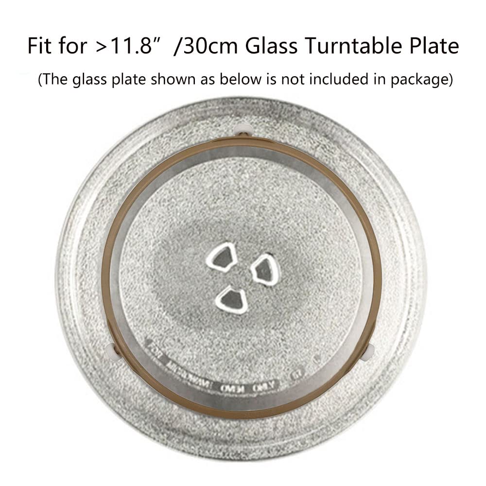8.7 Inch Microwave Turntable Ring - 2 Pack Replacement Rotating Roller Support Ring for Large Glass Plate Tray Wheels | Fits Most Microwave Ovens | Perfect for Smooth Rotation & Even Heating