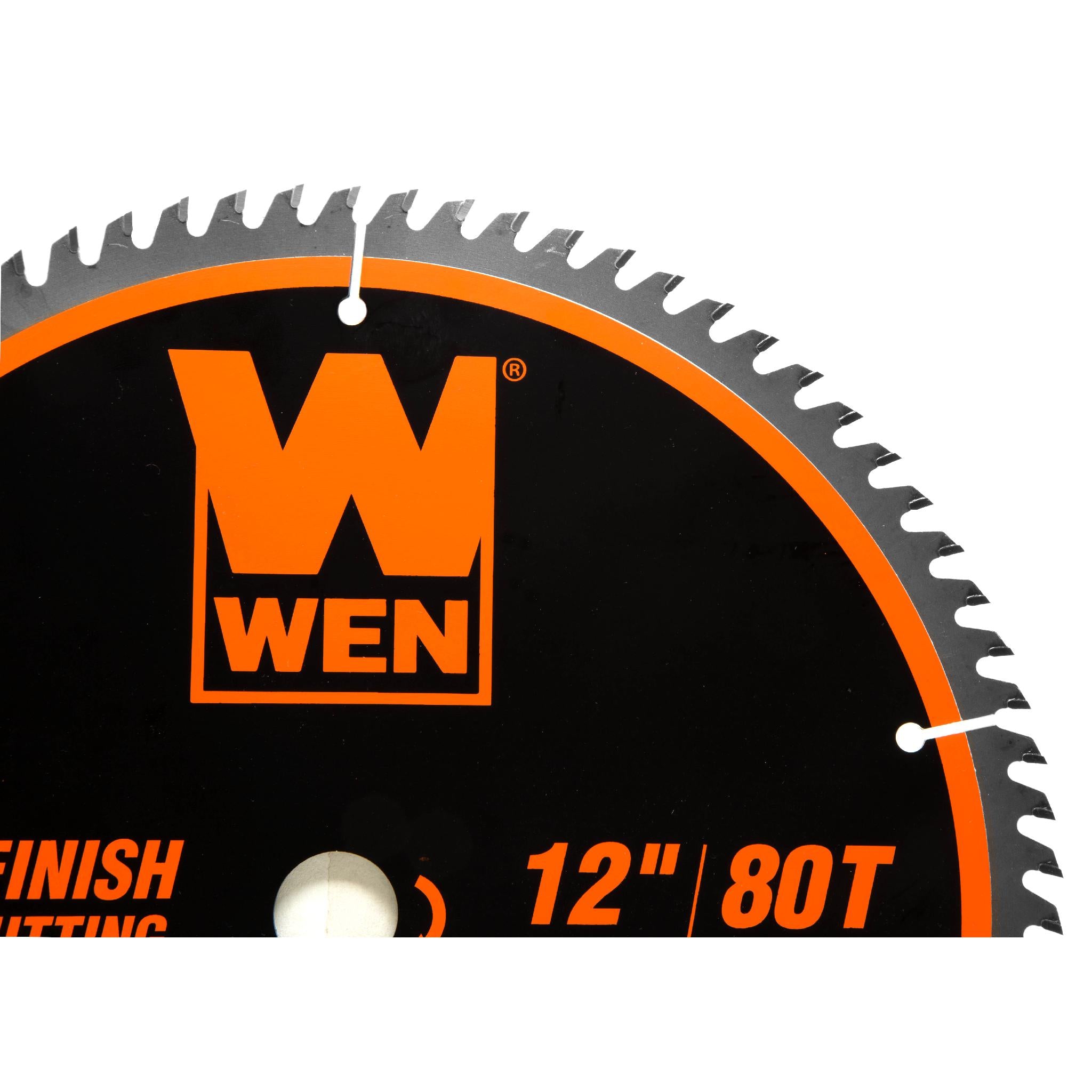 WEN BL1232 12-Inch 32-Tooth & 80-Tooth Carbide-Tipped Woodworking Saw Blade Set (2-Pack) - Perfect for Table Saws, Miter Saws & Circular Saws