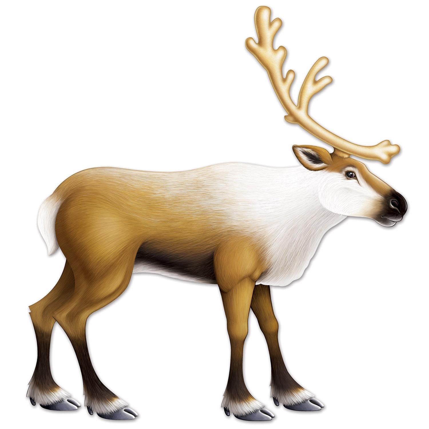 12 Pack Beistle Christmas Jointed Reindeer Decorations - Festive Holiday Party Decor for Home, Office & Christmas Tree