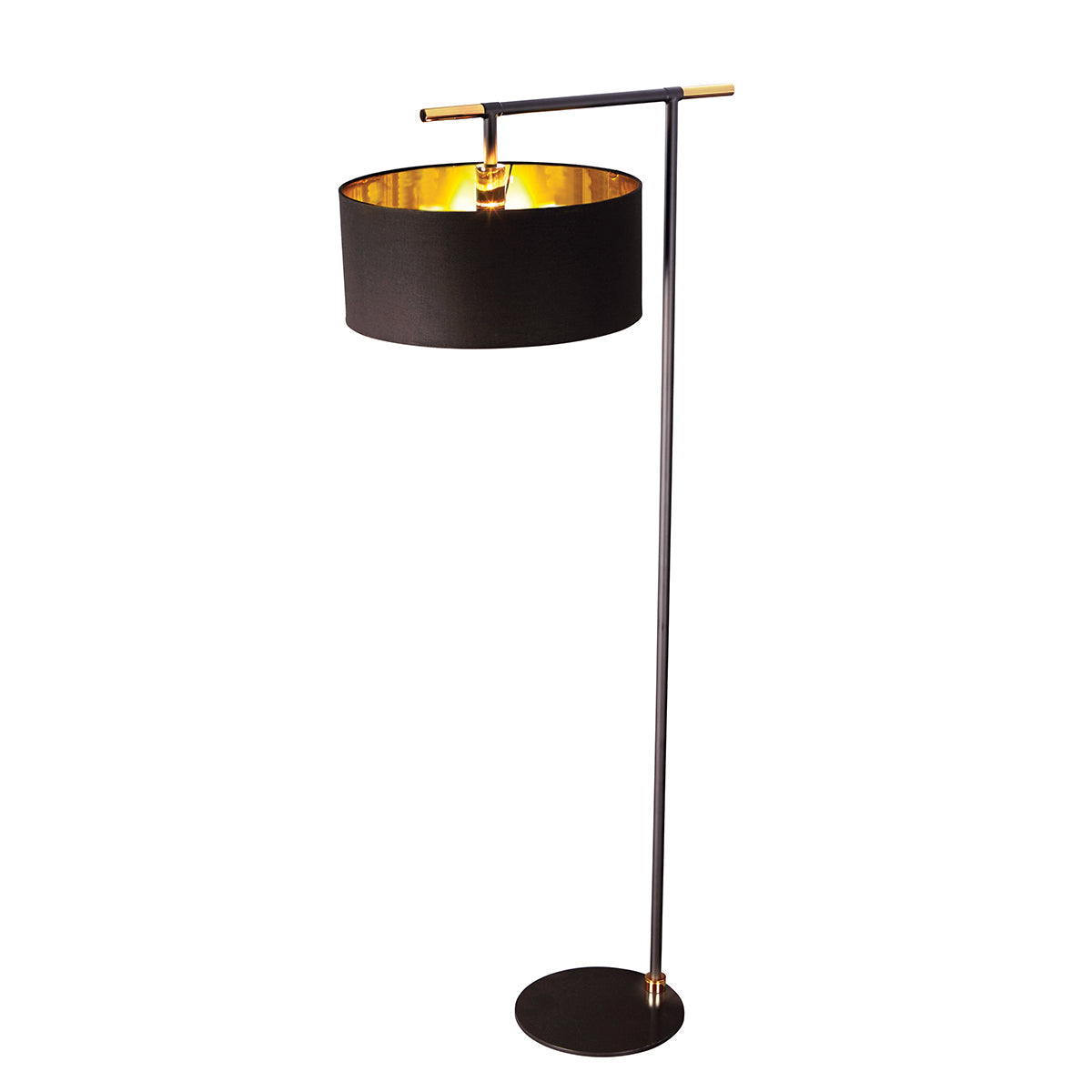 Balance 1 Light Floor Lamp with E27 Socket - Modern Standing Lamp for Living Room, Bedroom & Office - Multiple Finish Options