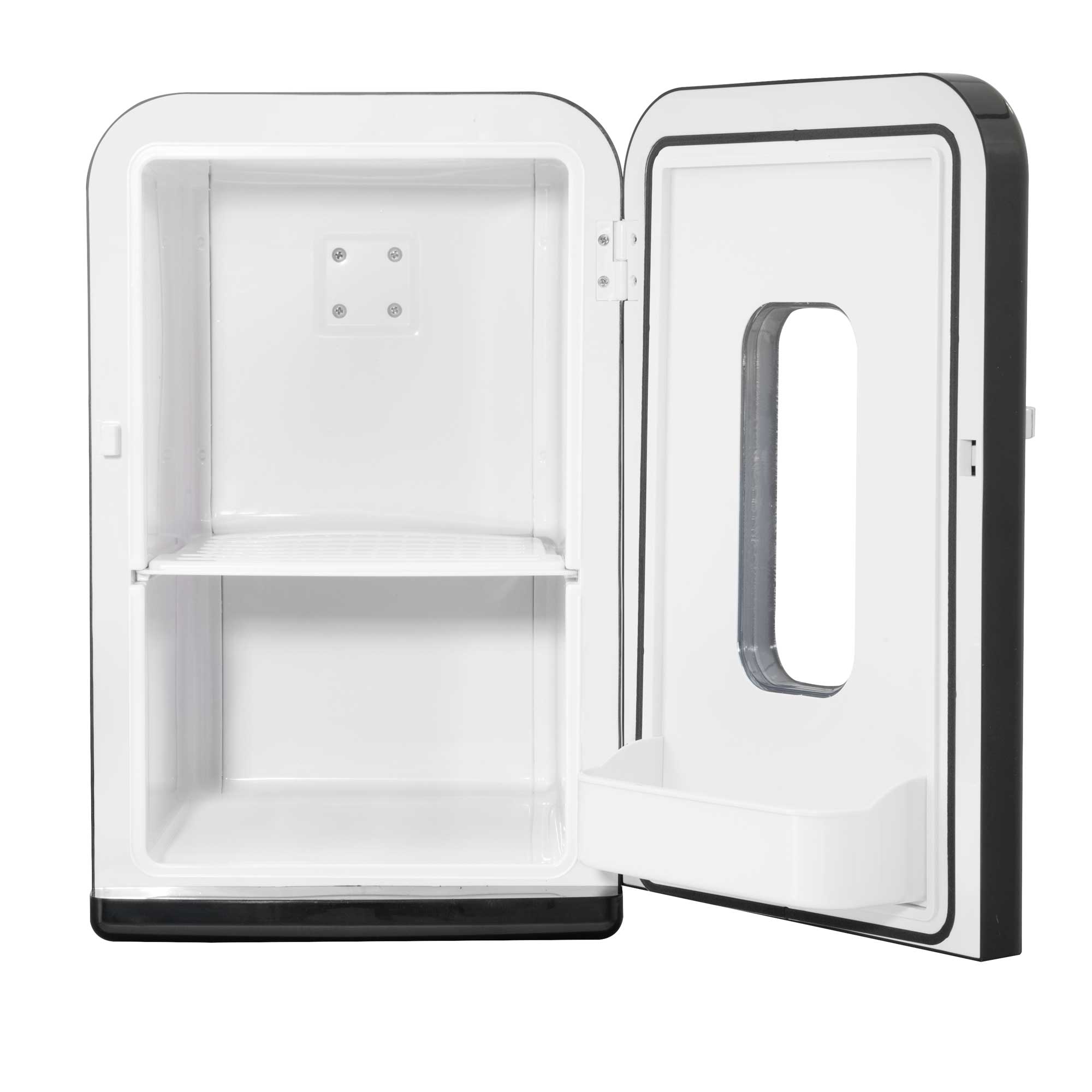 Baridi 15L Mini Fridge Cooler - 12V/230V Portable Compact Refrigerator for Skincare, Makeup, Cars, Bedrooms, Dorms & Camping - Energy Efficient Black Mini Fridge (Model DH95) - Perfect for Travel, Office & Small Spaces