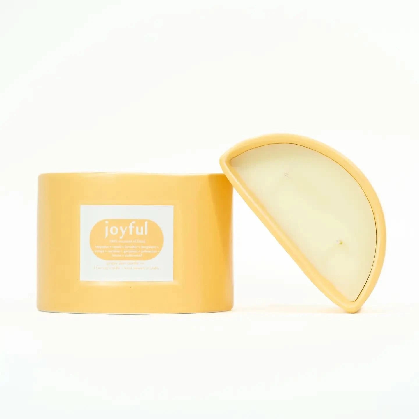 Half Moon Soy Candles - Handmade Natural Soy Wax Candles for Home, Relaxation & Aromatherapy | Perfect for Bedroom, Bathroom & Meditation Spaces