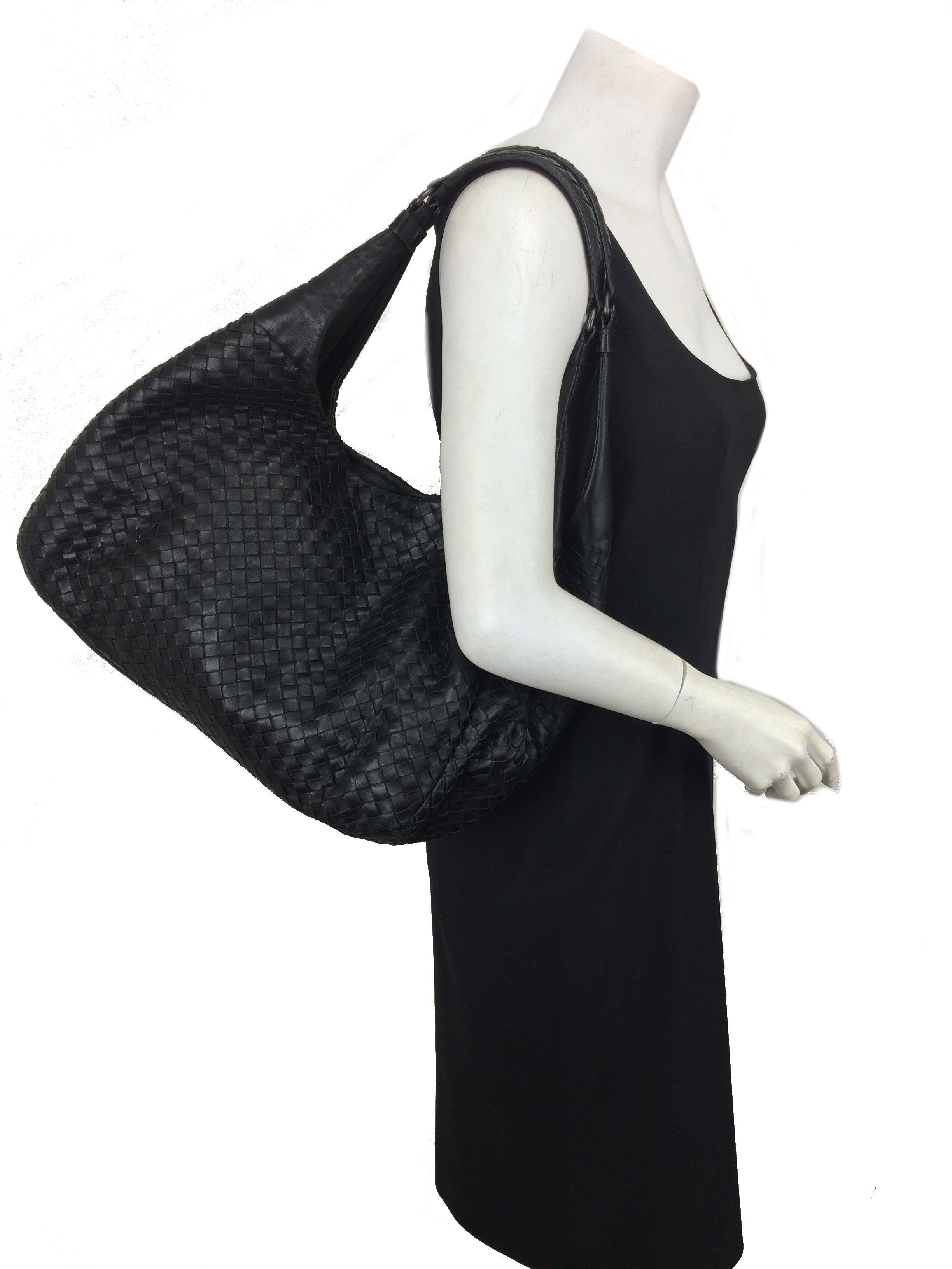 Bottega Veneta Intrecciato Nappa Leather Large Campana Shoulder Bag - Luxury Designer Handbag for Women, Perfect for Work, Travel & Evening Events