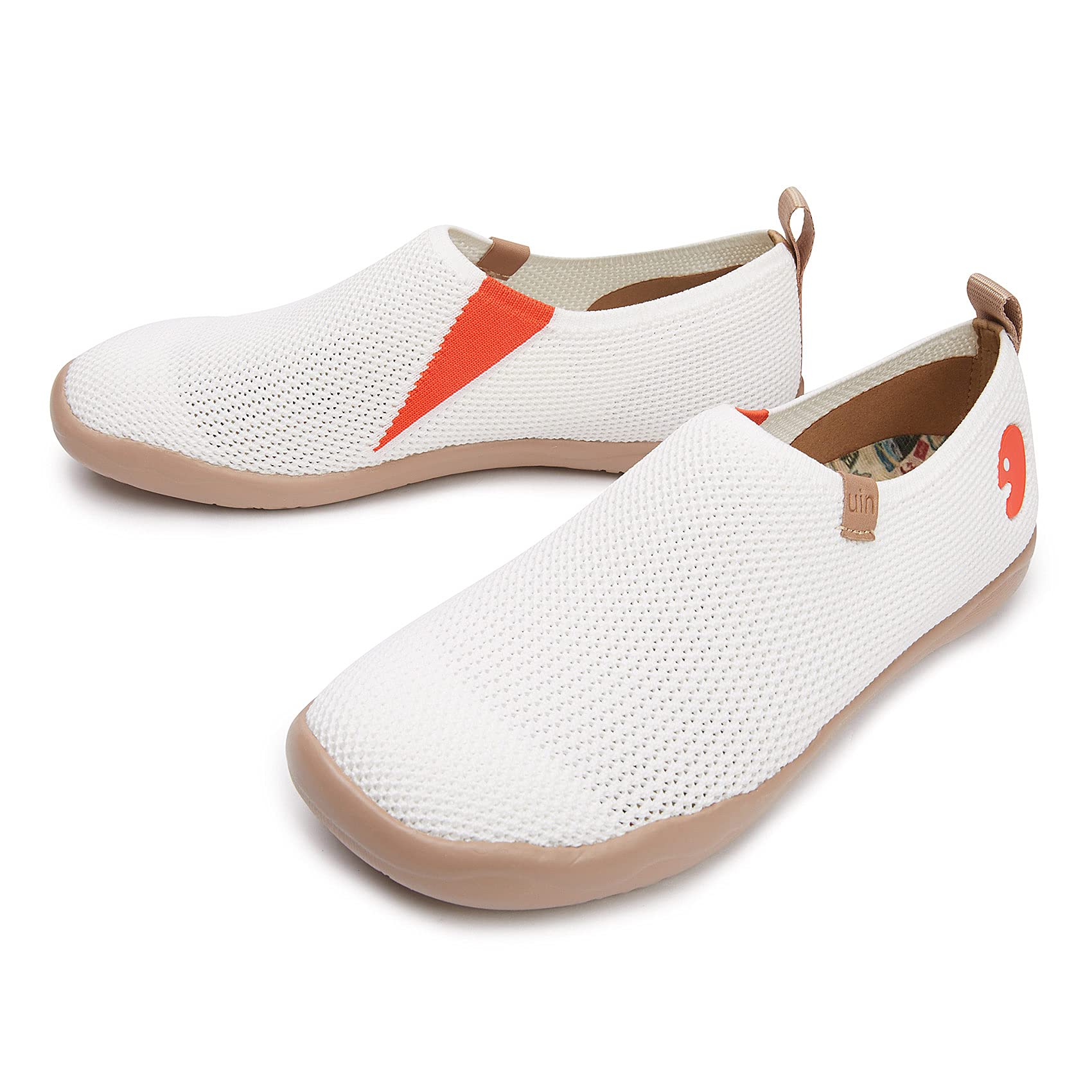 UIN Women's Slip On Loafers - Lightweight Comfortable Walking Sneakers for Travel & Casual Wear | Breathable Solid Color Flats for Everyday Use, Office & Weekend Outings