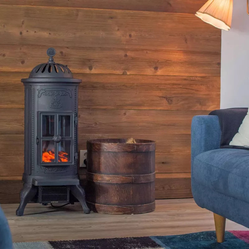 Westbo Carl EL Cast Iron Stove - Efficient & Stylish Fireplace for Cozy Home Heating & Ambiance