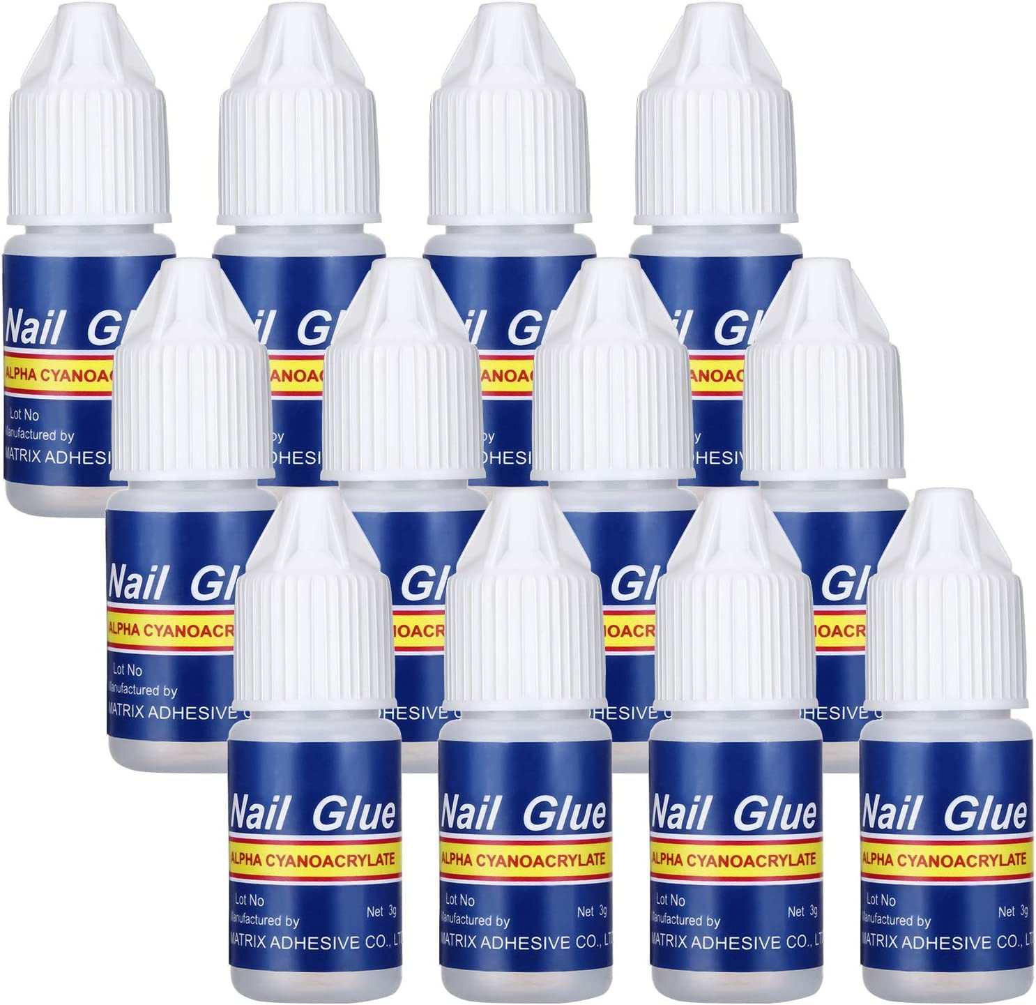 Professional Nail Glue for Women - Strong & Long-Lasting Nail Adhesive - Perfect for Acrylic Nails, Press On Nails & Nail Art - Colors Cosmetics