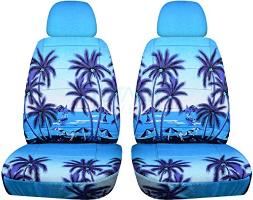 Blue w Palm Tree
