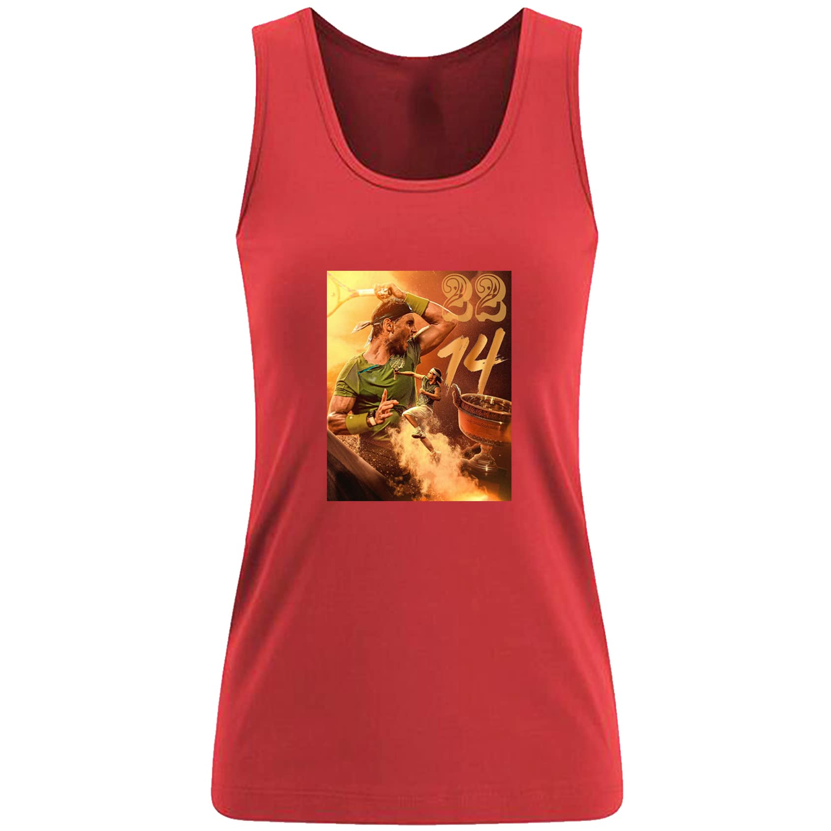 LOSOL Women's Rafael Nadal Fan T-Shirt - Official Rafa Tennis Gift for Women - Perfect for Tennis Matches, Sports Events & Casual Wear
