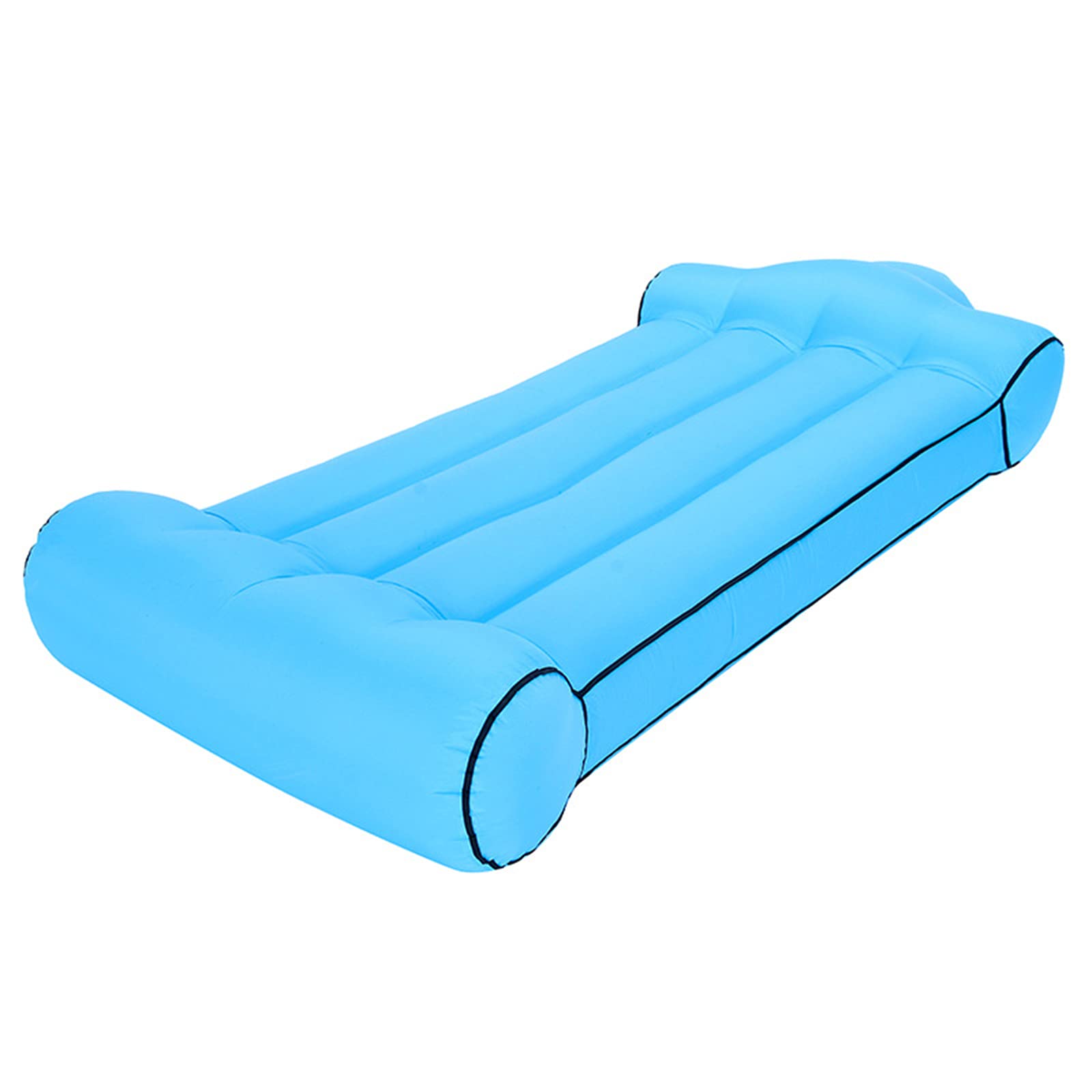 GYAM Outdoor Inflatable Sofa - Portable Fast Inflating Lounger with Carry Bag, Waterproof & Leak-Proof for Beach, Pool, Camping (Blue) | Perfect for Relaxing by the Water, Backyard Lounging & Outdoor Adventures