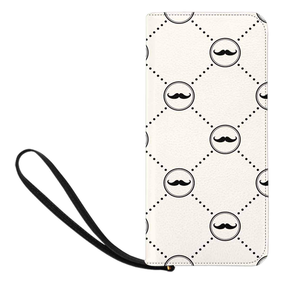 Retro Pop Art Comic Print Women's Clutch Purse - Vintage Seamless Pattern Card Holder & Organizer for Ladies - Perfect for Parties, Dates, and Everyday Use