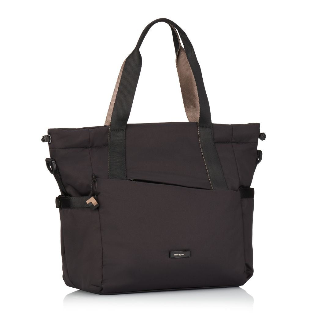 Hedgren Galactic RFID Blocking Tote Bag - Stylish & Secure Black Handbag for Women | Perfect for Travel, Work & Everyday Use