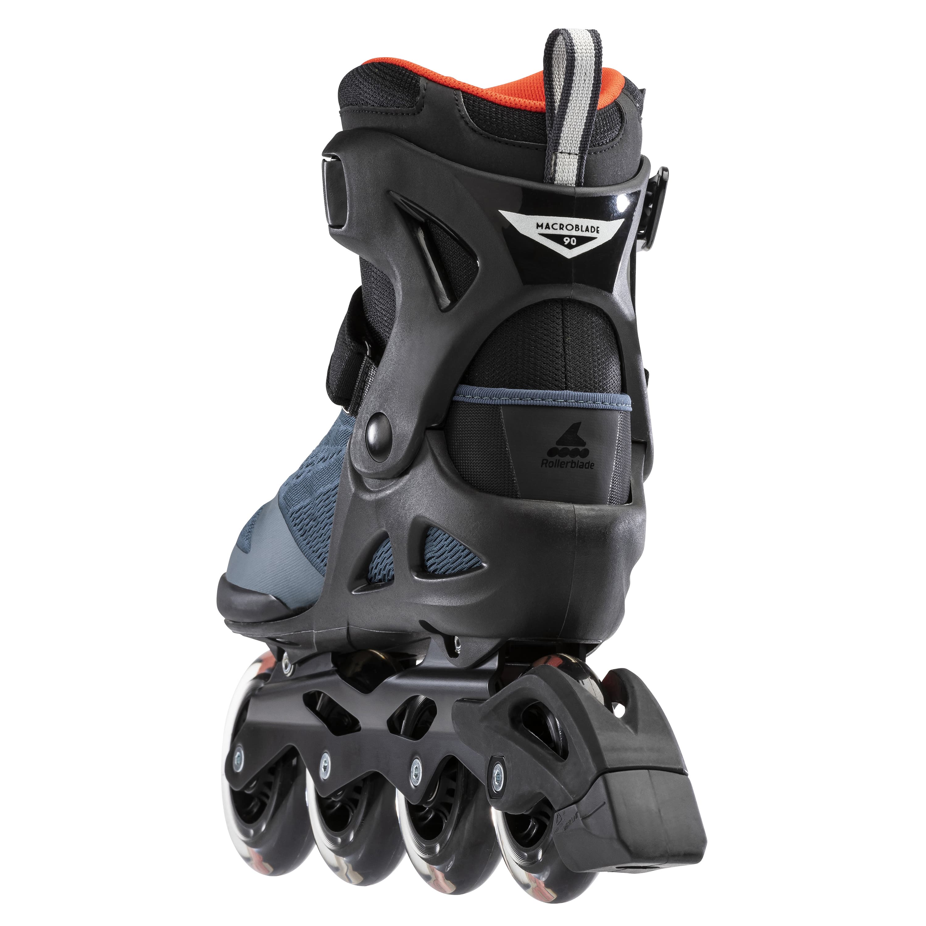 Rollerblade Macroblade 90 Inline Skates - Orion Blue/Spicy Orange | Comfortable Fitness & Recreational Roller Skates for Men & Women | Perfect for Outdoor Exercise, Park Trails & Weekend Fun