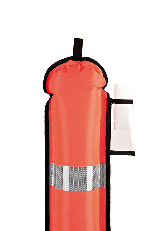 XDeep Closed DSMB 140cm Dive Safety Marker Buoy - High Visibility Scuba Diving Equipment for Emergency Signaling & Surface Marking | Perfect for Underwater Exploration, Wreck Diving & Technical Diving