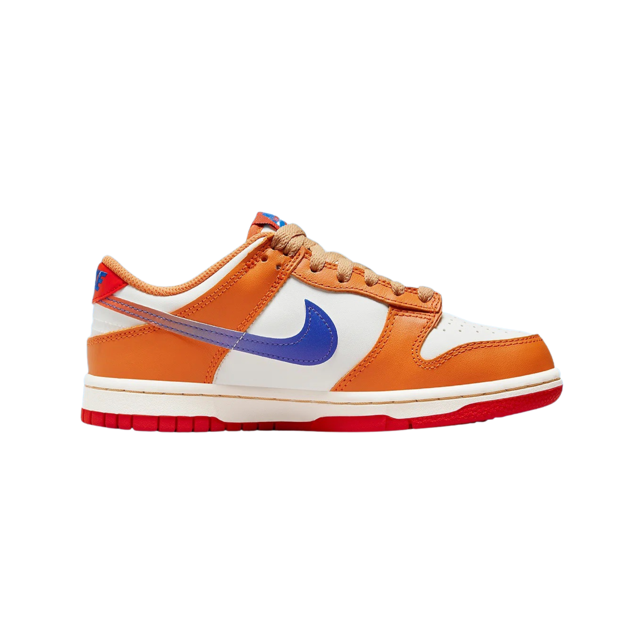 Nike Dunk Low GS Sneakers in Sail, Game Royal & University Red - Stylish Basketball Shoes for Women & Girls - Perfect for Casual Wear, Sports & Street Fashion