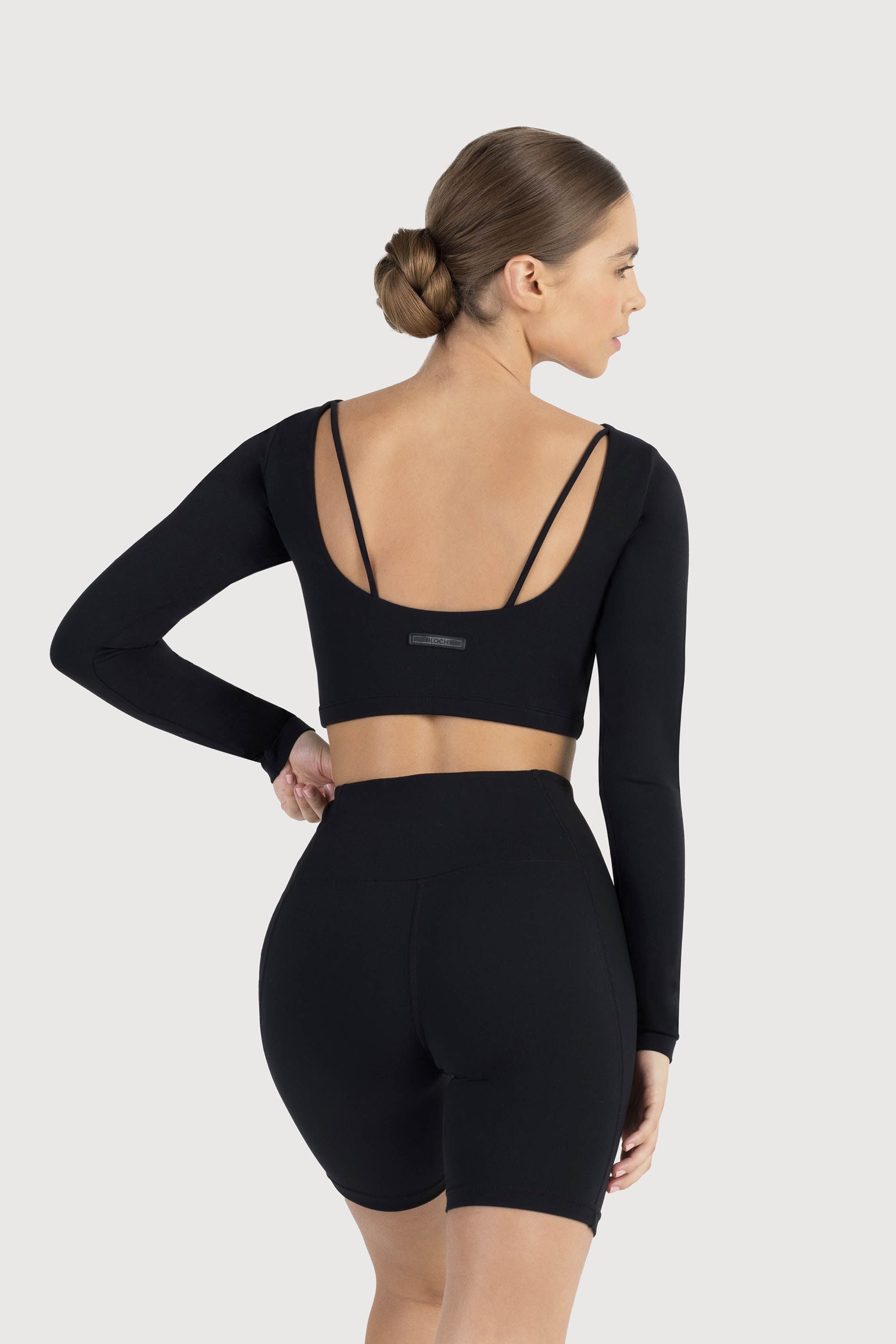 Bloch Technique Scoop Back Crop Top - Women's Dance & Yoga Workout Top for Ballet, Pilates & Fitness Training