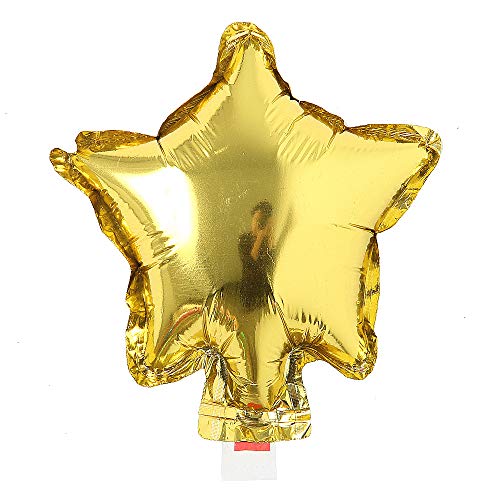 5pcs 5 Inch Gold Star