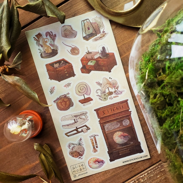 Captivating Collections Sticker Sheet - 50 Unique Decorative Stickers for Scrapbooking, Journals, Planners & DIY Crafts - Waterproof Vinyl Stickers for Laptops, Phones & Home Decor