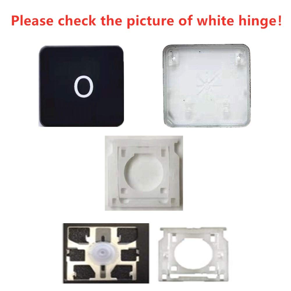 MacBook Pro & Air Replacement O Key Cap and Hinges - Compatible with Models A1425, A1502, A1398, A1369, A1466, A1370, A1465 - Perfect for Keyboard Repair and Typing Comfort