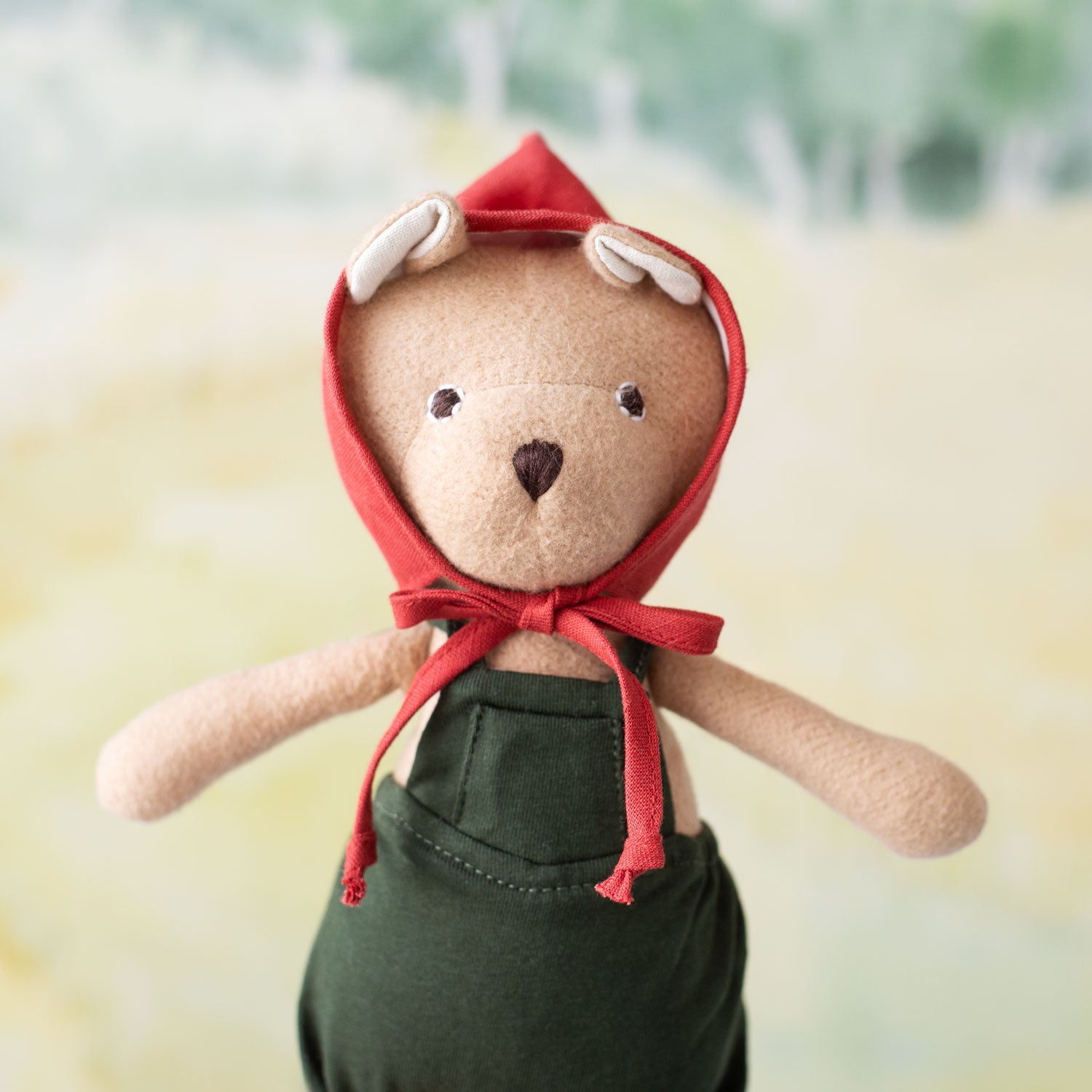 Nicholas Bear Cub Plush Toy - Soft & Cuddly Stuffed Animal for Kids, Perfect for Gifts, Nursery Decor & Comforting Bedtime Companion