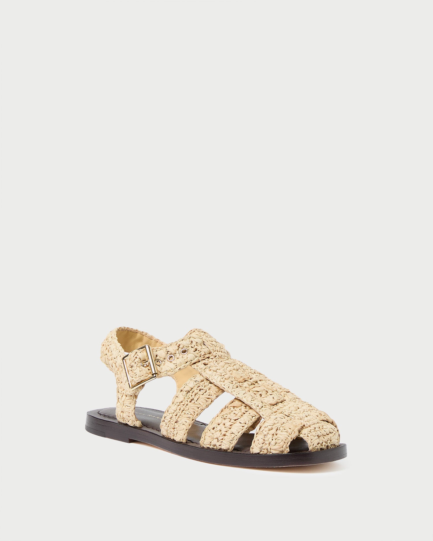 Sawyer Natural Crochet Caged Sandals for Women - Comfortable Boho Summer Beach Shoes | Perfect for Walking, Travel & Outdoor Adventures