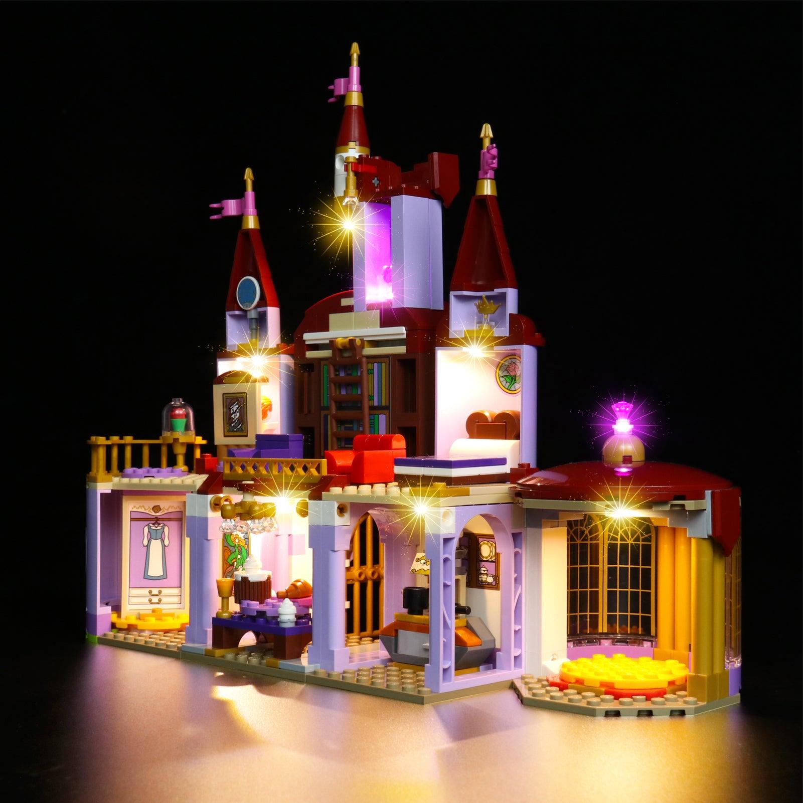 LEGO Disney Belle and The Beast's Castle 43196 Light Kit - LED Lighting Set for LEGO Building Blocks | Enhance Your Disney Princess Castle Display for Home Decor & Collectors