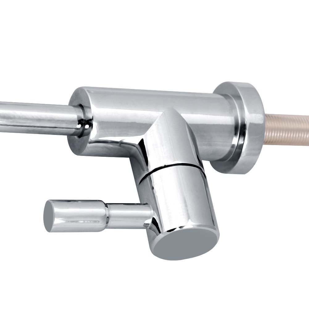 1/4'' Zinc Alloy Kitchen Sink Water Filter Faucet Tap Chrome RO Reverse Osmosis Drinking Water Filter for Cooking, Cleaning, and Hydration