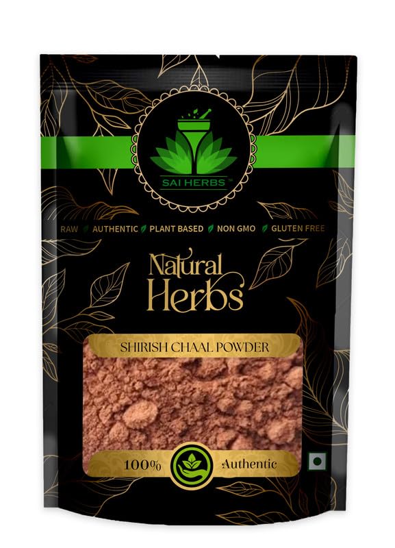 Pure & Natural SAI HERBS Siras Chilka Powder (Albizia Lebbeck) - 250g | Ayurvedic Herbal Supplement for Respiratory Health, Skin Care & Wellness | Perfect for Tea, Face Masks & Natural Remedies
