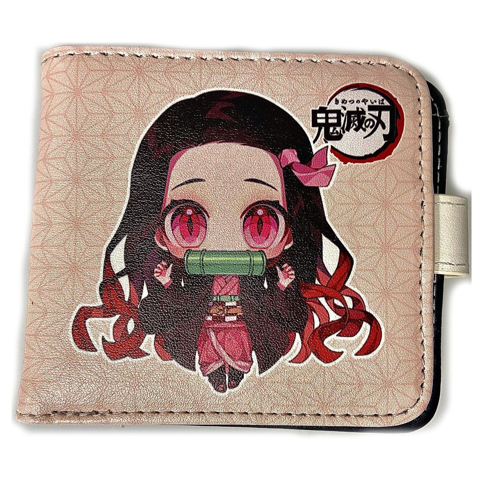 Demon Slayer Nezuko Kamado Anime Wallet - Stylish PU Leather Bifold Wallet for Men & Women - Perfect for Cosplay, Gift, and Anime Fans Collection