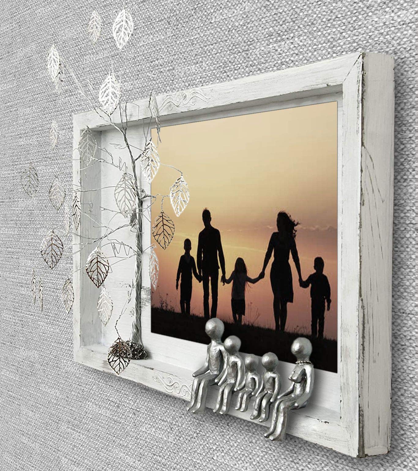 Personalized Silver Steel Anniversary Gift Tin for 6th 10th 11th 25th 40th 60th 80th Years - Unique Wedding Gifts for Women, Men, Wife, Husband - Perfect for Romantic Celebrations & Milestone Memories