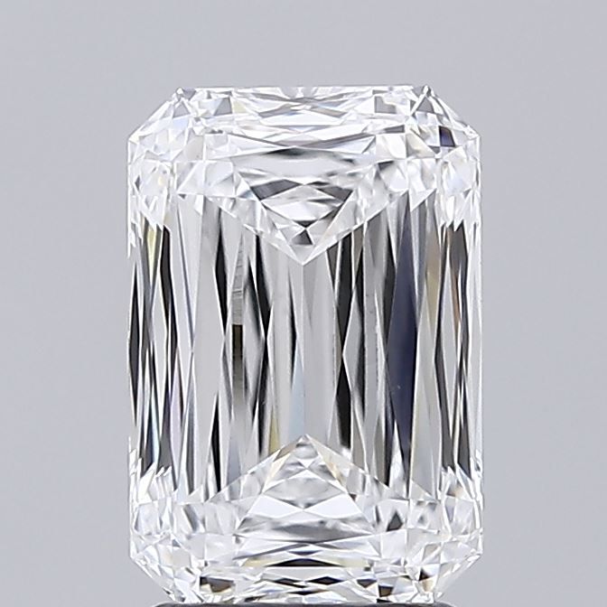 2.84 Carat D Color VVS1 Clarity Radiant Cut Lab-Grown Diamond for Engagement Rings & Fine Jewelry